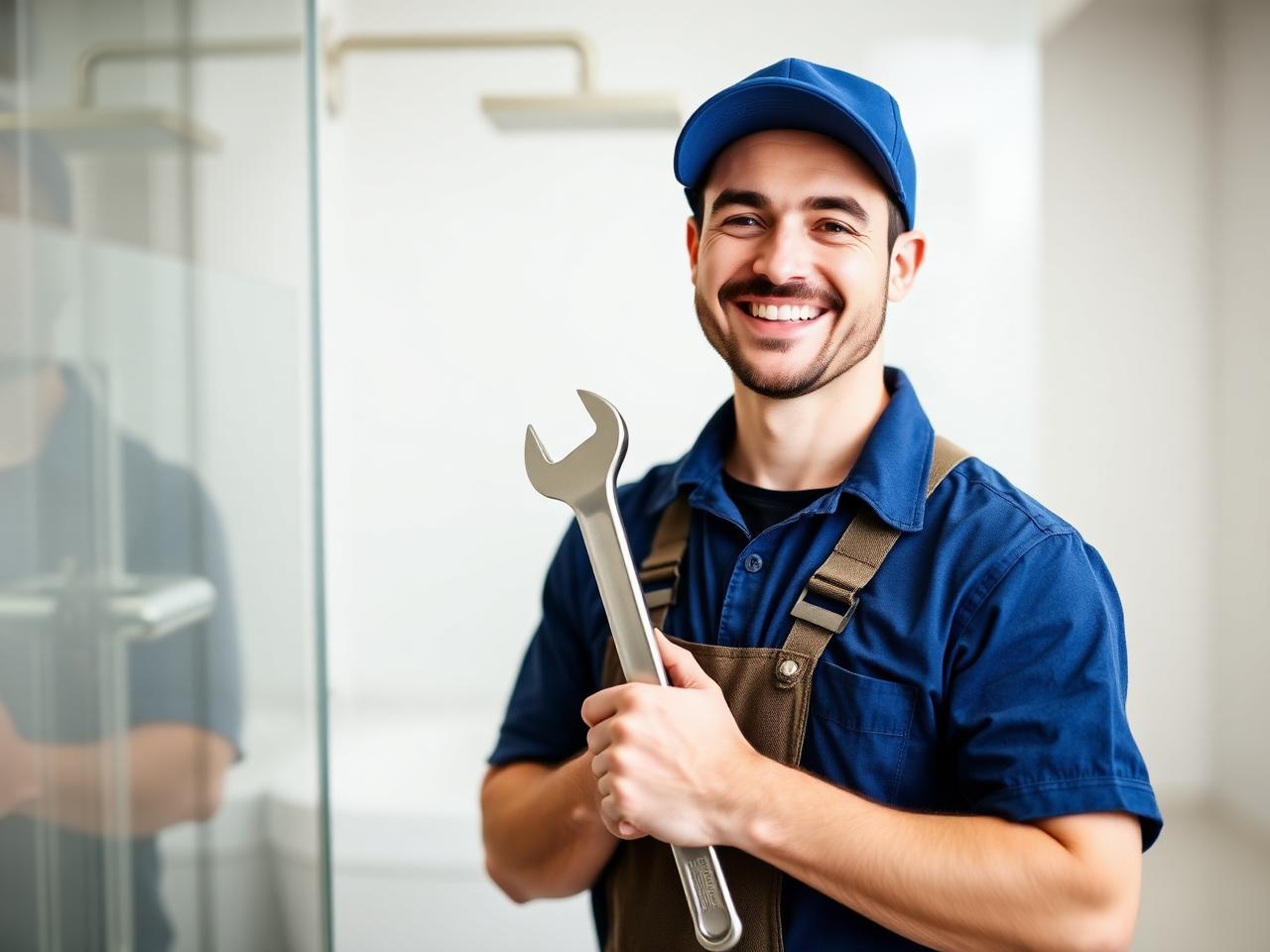 Plumbing business owner using Review Ranker AI to improve local SEO and Google Business Profile rankings